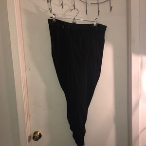 Bebe wrap asymmetrical skirt